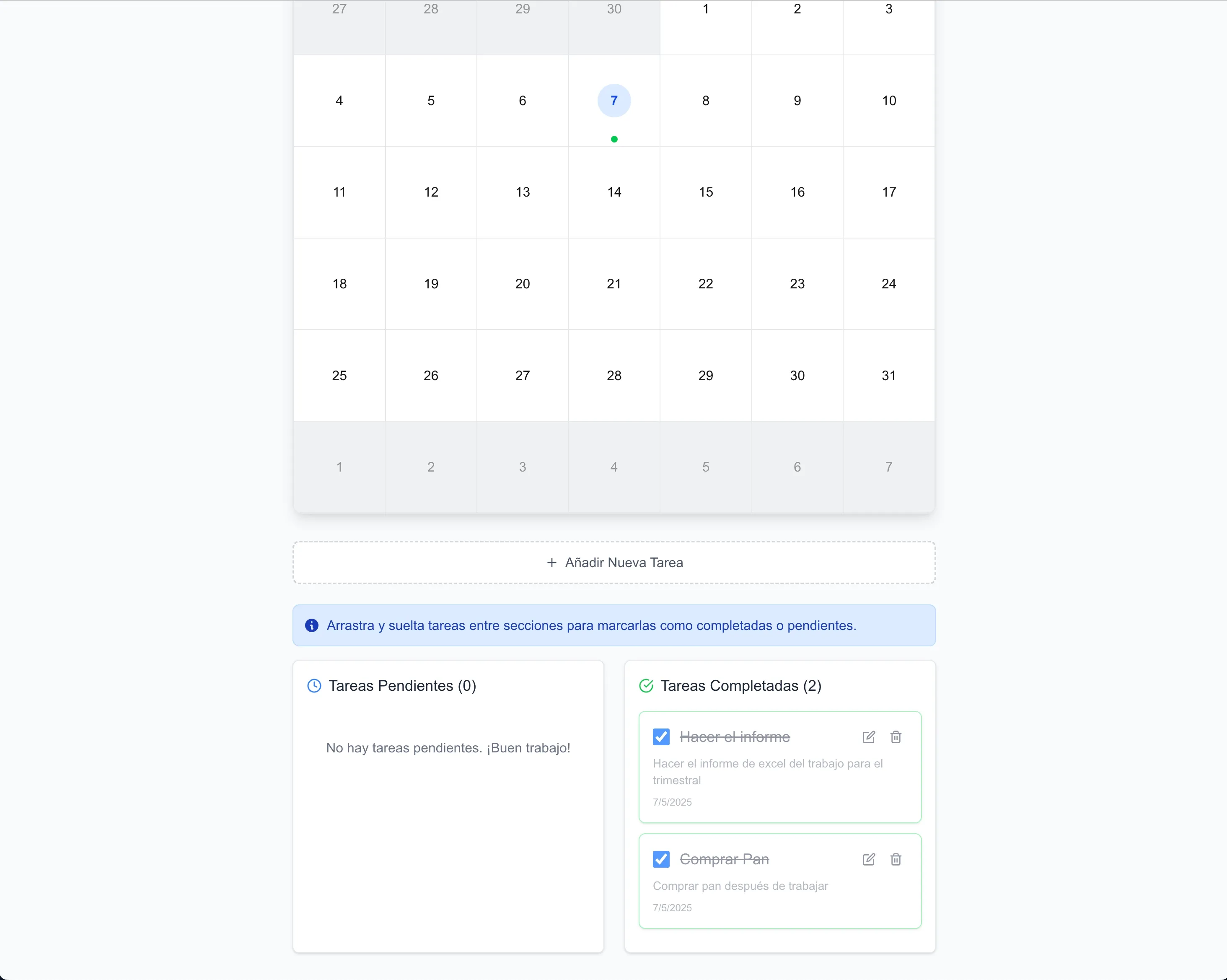 Imagen del proyecto Todo List
